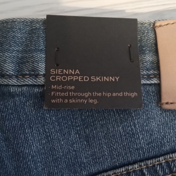 Frye Sienna Cropped skinny raw Hem mid rise women's size 31 - Picture 6 of 7